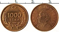 Продать Монеты Турция 1000 лир 1995 Медь