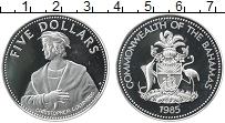 Продать Монеты Багамские острова 5 долларов 1985 Серебро