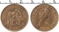 Продать Монеты Остров Джерси 2 пенса 1988 Медно-никель