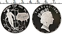 Продать Монеты Токелау 5 тала 1994 Серебро