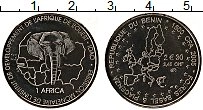Продать Монеты Бенин 1500 франков 2005 Медно-никель