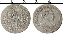 Продать Монеты Польша 6 грошей 1686 Серебро