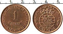 Продать Монеты Ангола 1 эскудо 1972 Бронза