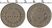Продать Монеты Коста-Рика 1 колон 1948 Медно-никель