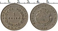 Продать Монеты Коста-Рика 1 колон 1948 Медно-никель