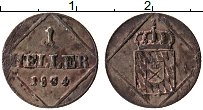 Продать Монеты Бавария 1 хеллер 1825 Медь