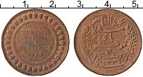 Продать Монеты Тунис 5 сантим 1917 Медь