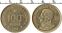 Продать Монеты Аргентина 100 песо 1979 Бронза