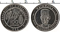 Продать Монеты Сьерра-Леоне 100 леоне 1996 Медно-никель