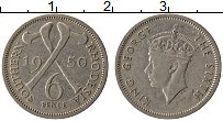 Продать Монеты Родезия 6 пенсов 1949 Медно-никель