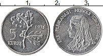 Продать Монеты Турция 5 куруш 1975 Алюминий