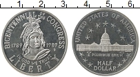 Продать Монеты США 1/2 доллара 1989 Медно-никель