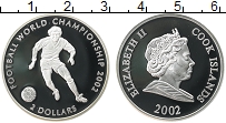 Продать Монеты Острова Кука 2 доллара 2002 Серебро