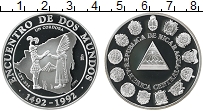 Продать Монеты Никарагуа 1 кордоба 1991 Серебро