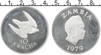 Продать Монеты Замбия 10 квач 1979 Серебро