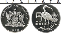 Продать Монеты Тринидад и Тобаго 5 долларов 1975 Серебро