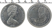 Продать Монеты Остров Мэн 1 крона 1981 Медно-никель