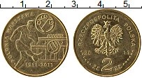 Продать Монеты Польша 2 злотых 2011 Латунь