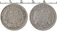 Продать Монеты Уругвай 20 сентесим 1893 Серебро