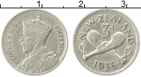 Продать Монеты Новая Зеландия 3 пенса 1936 Серебро
