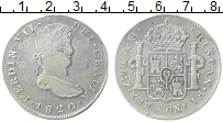 Продать Монеты Испания 8 реалов 1821 Серебро