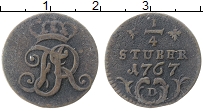 Продать Монеты Фрисландия 1/4 стюбера 1767 Медь