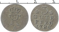 Продать Монеты Пруссия 3 пфеннига 1790 Серебро