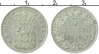 Продать Монеты Бавария 3 крейцера 1839 Серебро