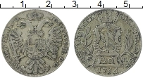 Продать Монеты Нюрнберг 20 крейцеров 1766 Серебро
