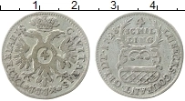Продать Монеты Любек 4 шиллинга 1728 Серебро