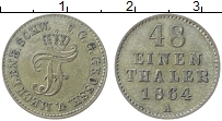 Продать Монеты Мекленбург-Шверин 1/48 талера 1848 Серебро