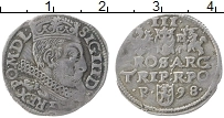 Продать Монеты Польша 3 гроша 1598 Серебро
