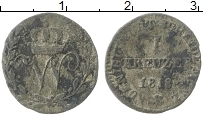 Продать Монеты Вюртемберг 1 крейцер 1818 Серебро
