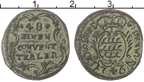 Продать Монеты Вюртемберг 1/48 талера 1769 