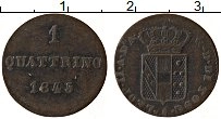 Продать Монеты Тоскана 1 кватрино 1844 Медь