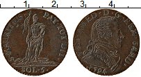 Продать Монеты Сардиния 5 соль 1794 Медь