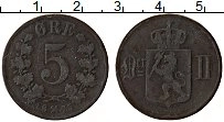Продать Монеты Норвегия 5 эре 1875 Бронза