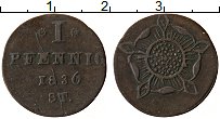 Продать Монеты Липпе-Детмольд 1 пфенниг 1818 Медь