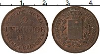 Продать Монеты Саксе-Кобург-Гота 2 пфеннига 1835 Медь