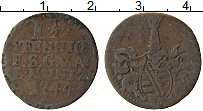 Продать Монеты Саксе-Кобург-Гота 1 1/2 пфеннига 1744 Медь