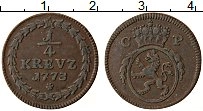 Продать Монеты Пфальц-Сульбах 1/4 крейцера 1777 Медь