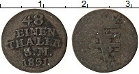 Продать Монеты Саксен-Веймар-Эйзенах 1/48 талера 1831 Серебро