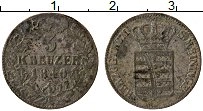 Продать Монеты Саксе-Мейнинген 3 крейцера 1840 Серебро