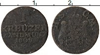 Продать Монеты Саксе-Мейнинген 1 крейцер 1808 Серебро