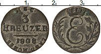 Продать Монеты Саксен-Кобург-Готта 3 крейцера 1828 Серебро