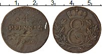 Продать Монеты Саксе-Кобург-Саалфельд 4 пфеннига 1810 Медь