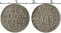 Продать Монеты Саксония 1/48 талера 1765 Серебро