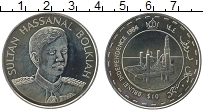 Продать Монеты Бруней 10 долларов 1984 Медно-никель