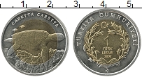 Продать Монеты Турция 1 лира 2009 Биметалл
