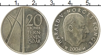 Продать Монеты Норвегия 20 крон 2004 Латунь